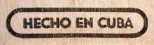 Late 1972 HECHO EN CUBA stamp
