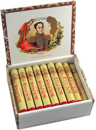 Typical Bolívar packaging