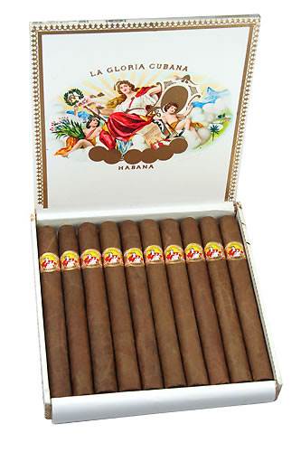 Typical La Gloria Cubana packaging