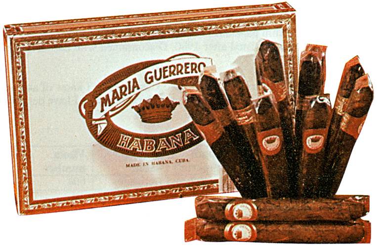 Typical María Guerrero packaging