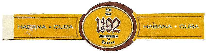 Cubatabaco 1492 Humidor band