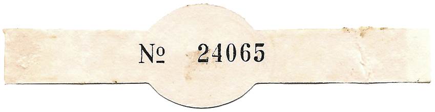 1492 Humidor bands are numbered and not embossed image