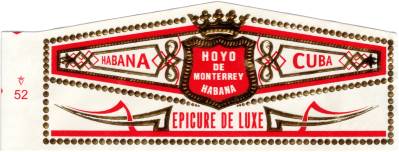 Hoyo de Monterrey La Casa del Habano Exclusivo band