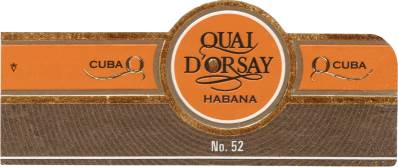 希多尔赛 Quai d'Orsay 52 号 雪茄标