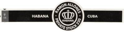 雷蒙阿隆尼 Ramón Allones 私家存貨 230 雪茄標