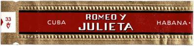 羅密歐與朱麗葉 Romeo y Julieta 朱麗葉  Julieta 雪茄標
