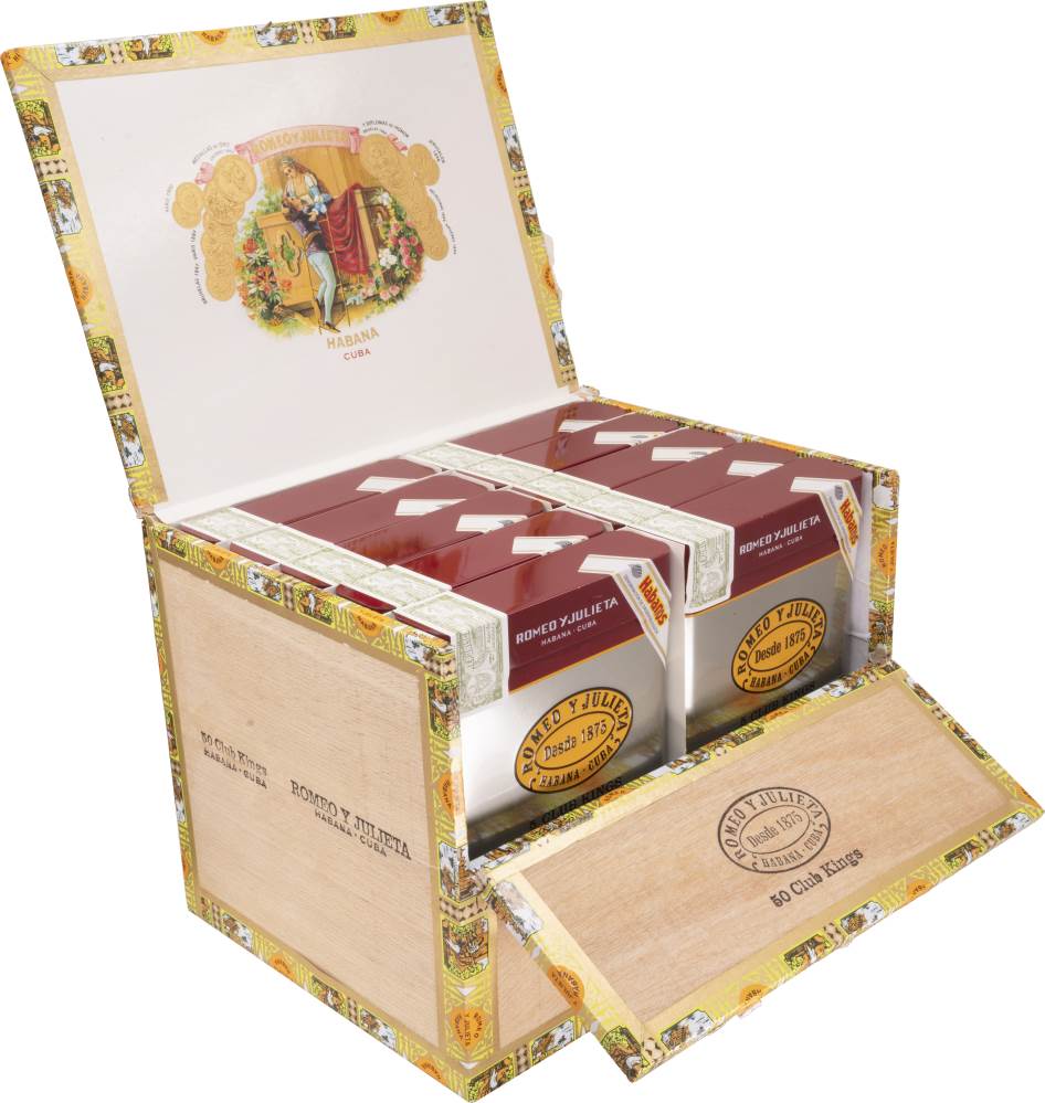 Romeo y Julieta Club Kings packaging