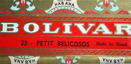 Bolívar Petit Belicosos Packaging