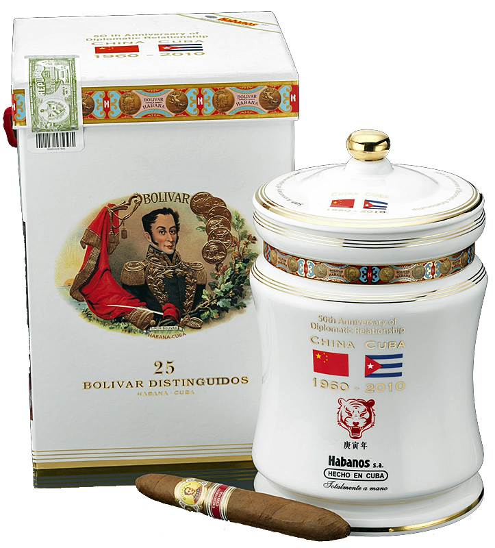 Bolívar Edición Regional China packaging